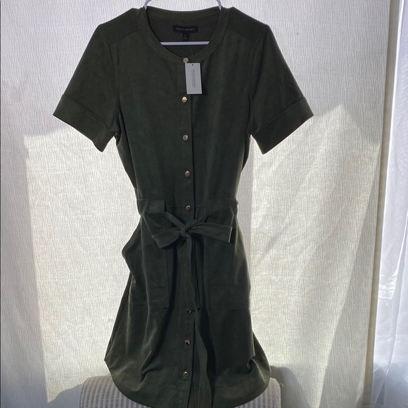 Banana Republic Olive Green Dress - Picture 2 of 7